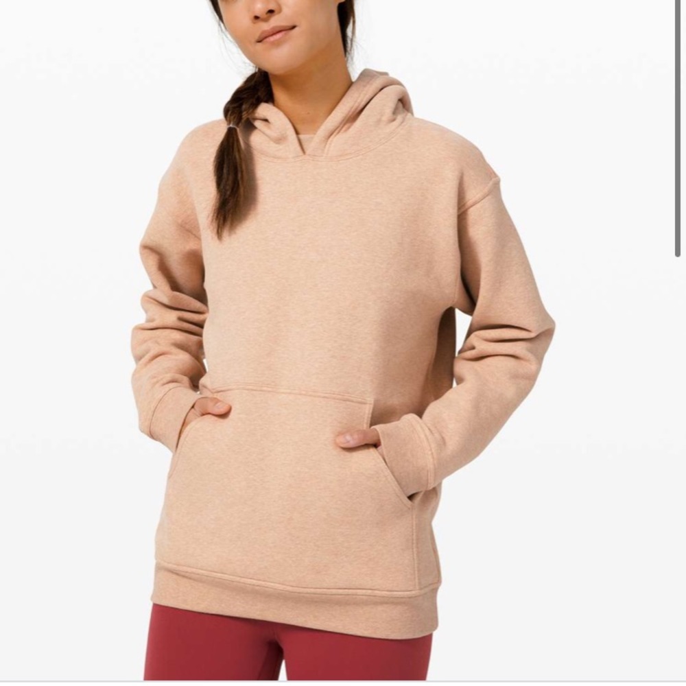 Lululemon All Yours Hoodie - Heathered Ivory Peach